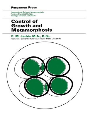 cover image of Control of Growth and Metamorphosis